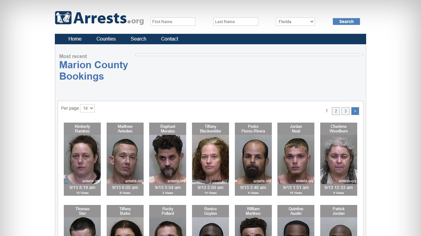 Marion County Arrests and Inmate Search